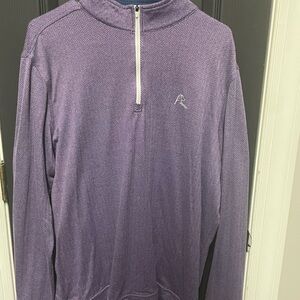 Rhoback Lavender Zip-Up Sweater